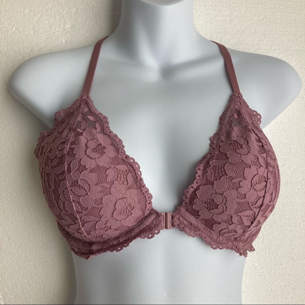 Pink Victoria Secret race back Bra Size 34D